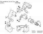 Bosch 0 600 904 601 2360 S Diy-Drill-Driver 14.4 V / Eu Spare Parts